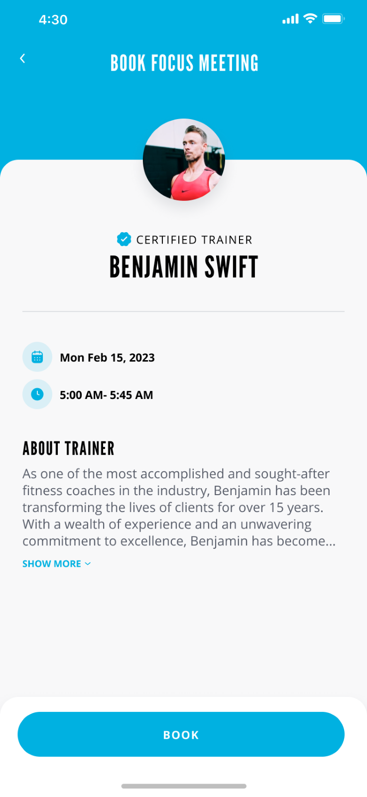 A screenshot of a personal trainer

Description automatically generated